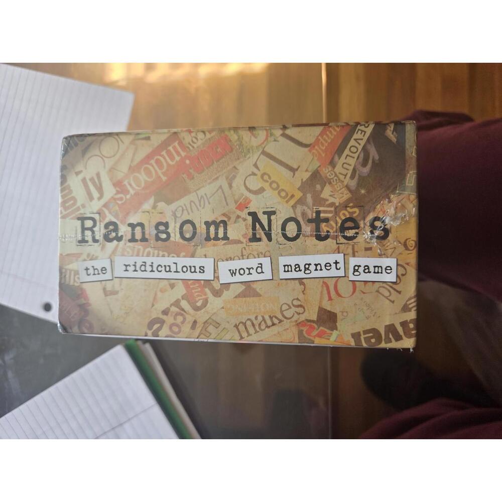 ( sealed) Ransom Notes - The Ridiculous Word Magnet Game - Picture 6 of 8